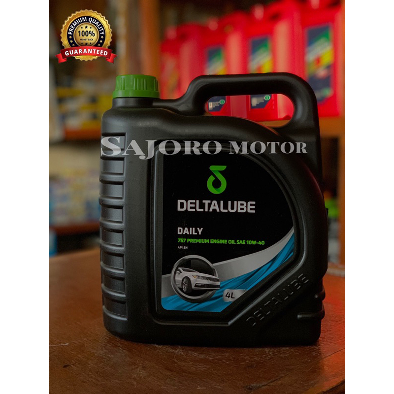 Oli Deltalube Daily SAE 10W-40 Galon 4Liter 100% Asli