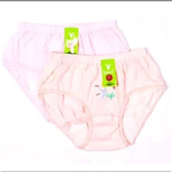 CD Yutind  CD Wanita Dewasa Bahan Katun 1PCS  Motif Celana Dalam Yutind Sablon Yutind Bordir Size M 