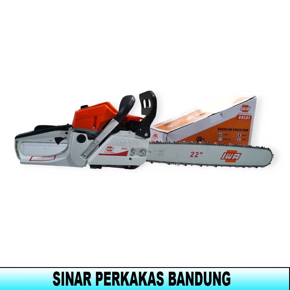 Mesin Gergaji Chainsaw 22 inch / Senso 22 inch Gergaji Potong Kayu Bar Laser