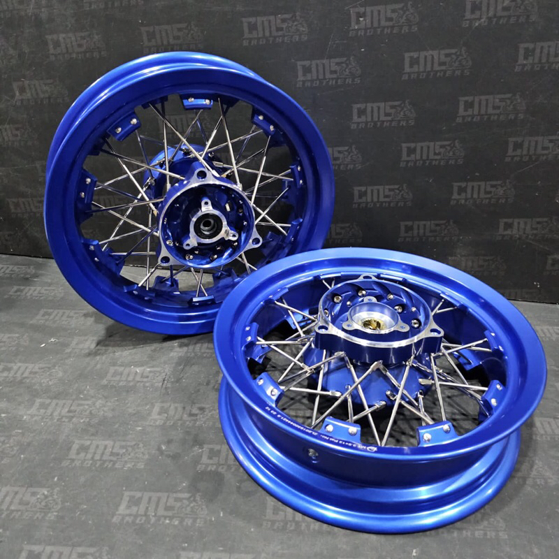 Velg Aloy Nmax New Model Jari Jari Tubless Ring 13x300dan13x350 Biru