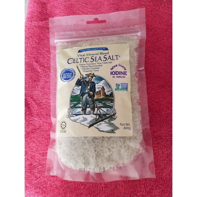 Celtic sea salt coarse 400g kasar new packaging ori