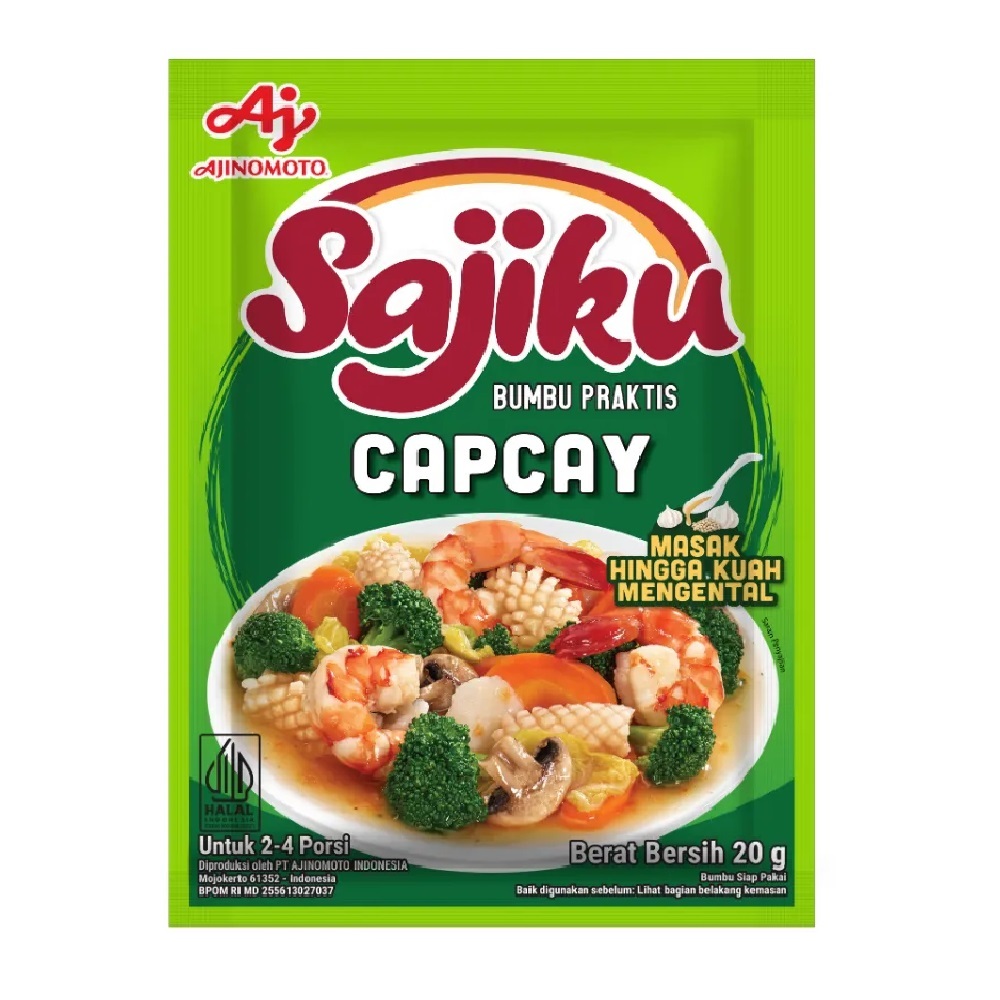 

Sajiku Bumbu Sayur Capcay 20 gr - Cap Cay - Cap Cai - Capcai