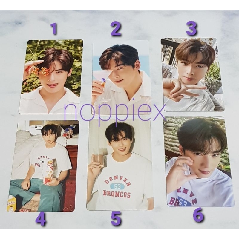 Photocard CHA EUN WOO ASTRO official