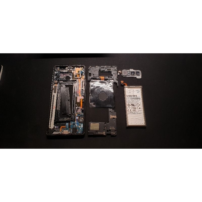 Spare Part Sparepart Samsung Galaxy Note 8 Frame Tulang, NFC Wireless Charger, Board Charger, Batera