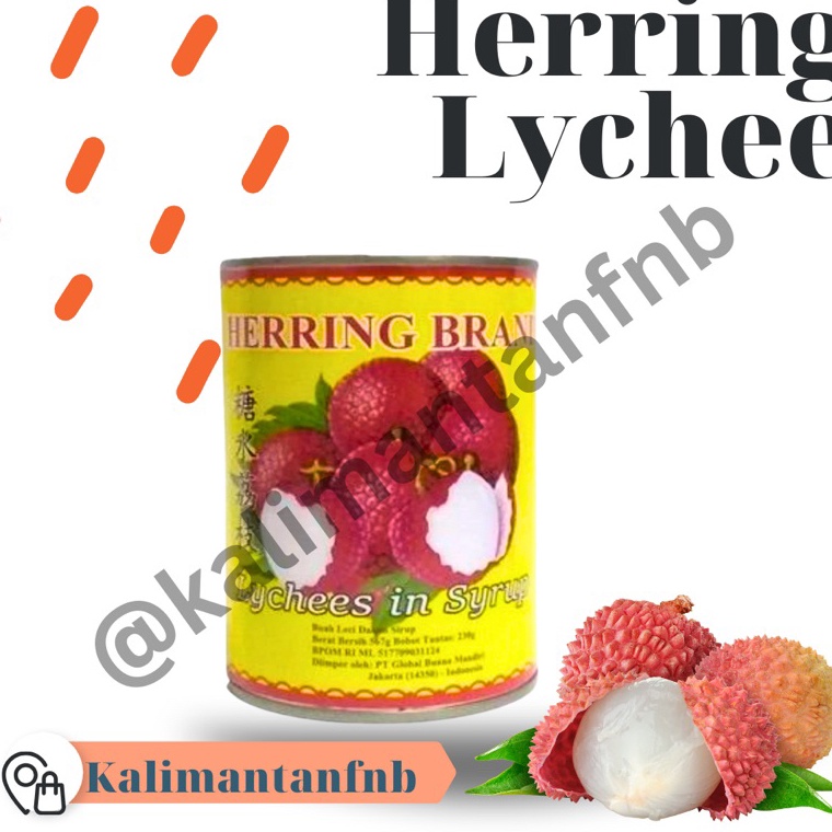 

GROSIR Leci Kaleng Lychee Herring 567gr SATUAN