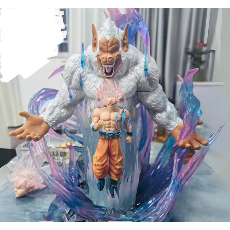 action figure dragon ball goku ultra instinct great ape oozaru putih