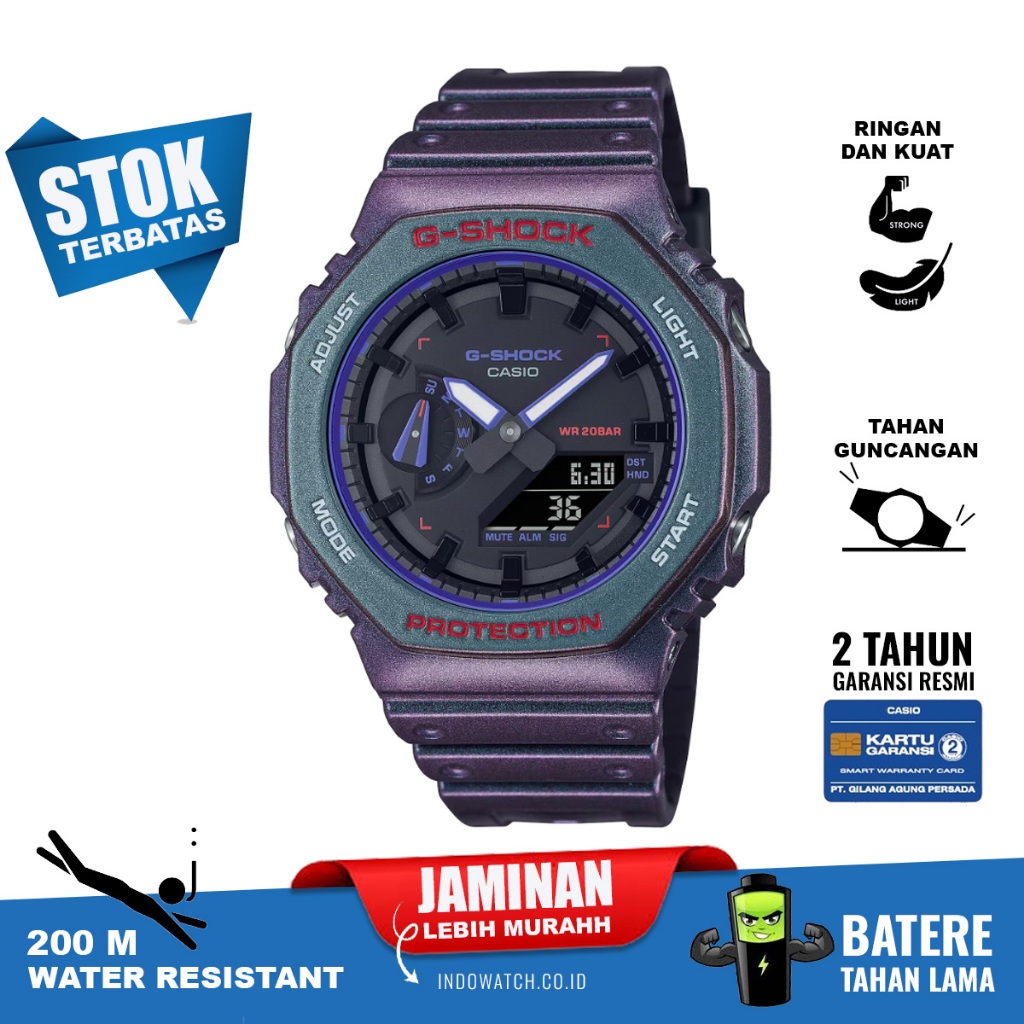 Casio G-Shock GA-2100AH-6A g shock ga2100 original garansi resmi
