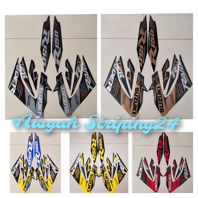 stiker striping satria f fu raider facelift