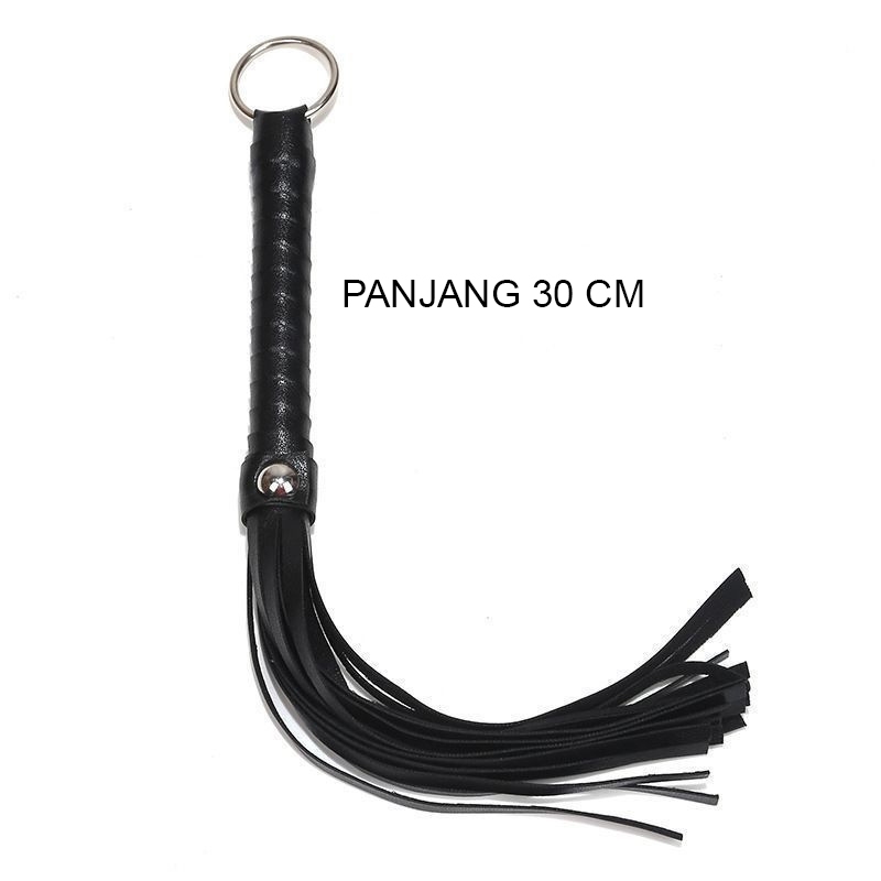 Lenceria - Cambuk Panjang Leather Long Kulit Toys Pria Wanita 30CM Cosplay Pecut Anime