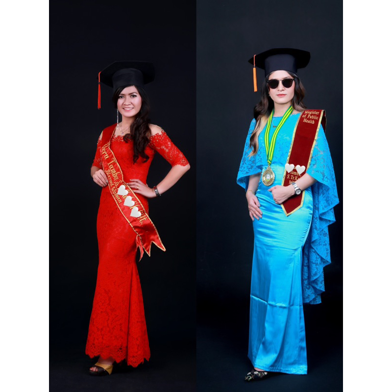 PRELOVED LONG DRESS BRUKAT | WEDDING DRESS | BRIDESMAID DRESS | GRADUATION DRESS