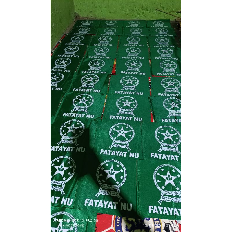 100 PCS BENDERA MINI NU, MUSLIMAT, FATAYAT  (tanpa stik bambu)