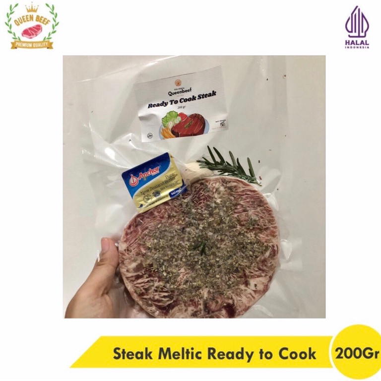 

BEST SELLER Steak Ready to Cook Australian Premium Meltique 2 gram sirloin tenderloin rib eye siap masak
