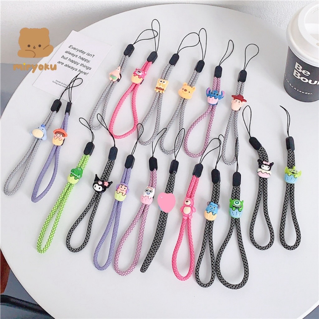 Tali Gantungan Hp Karakter Lucu Phone Strap Tali Gantungan Pendek