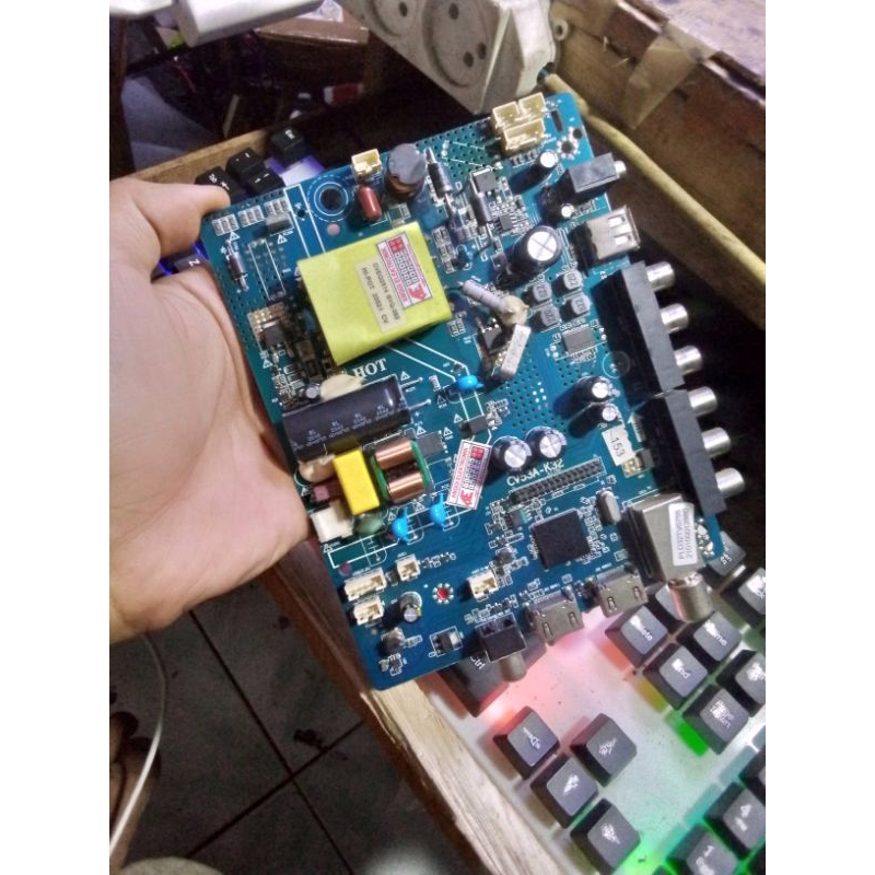 MB MAINBOARD TV POLYTRON PLD 32TV1855 MB MAINBOARD MOTHERBOARD TV LED POLYTRON PLD 32TV1855 MESIN TV