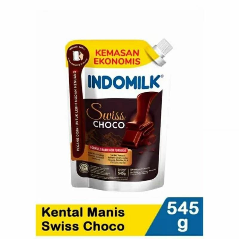 

indomilk kental manis Swiss choco 545g