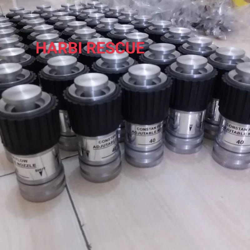 variable nozzle spray aluminium pemadam api ukuran 1,5-2,5 inch