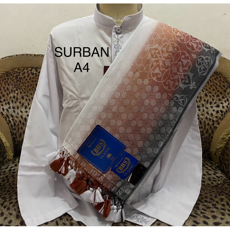 SURBAN BHS CLASSIC SUBAIYAH JACQUARD GOLD