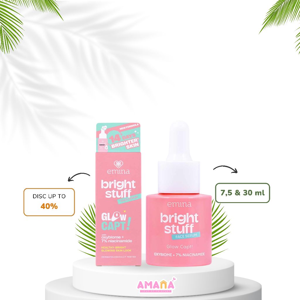 Emina Bright Stuff Face Serum - Serum Wajah Cerah Glowing