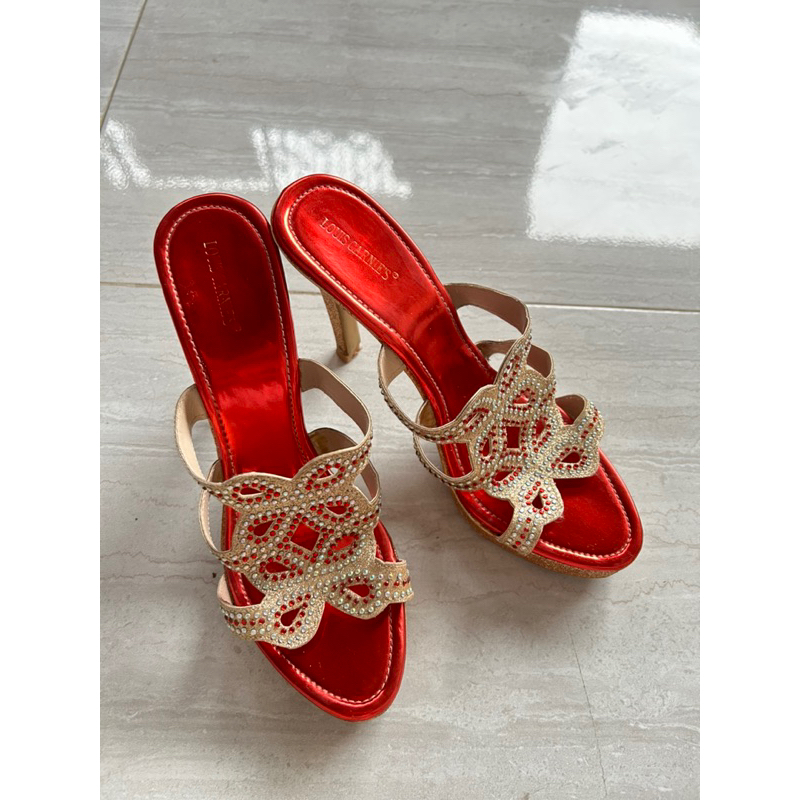 High Heels merah preloved