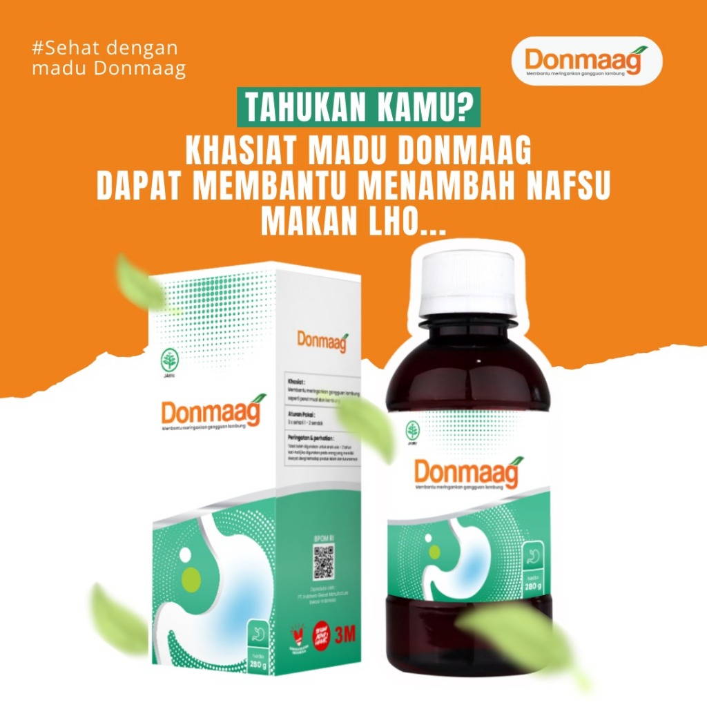 

Madu Herbal GERD Donmaag - Madu Maag & Asam Lambung