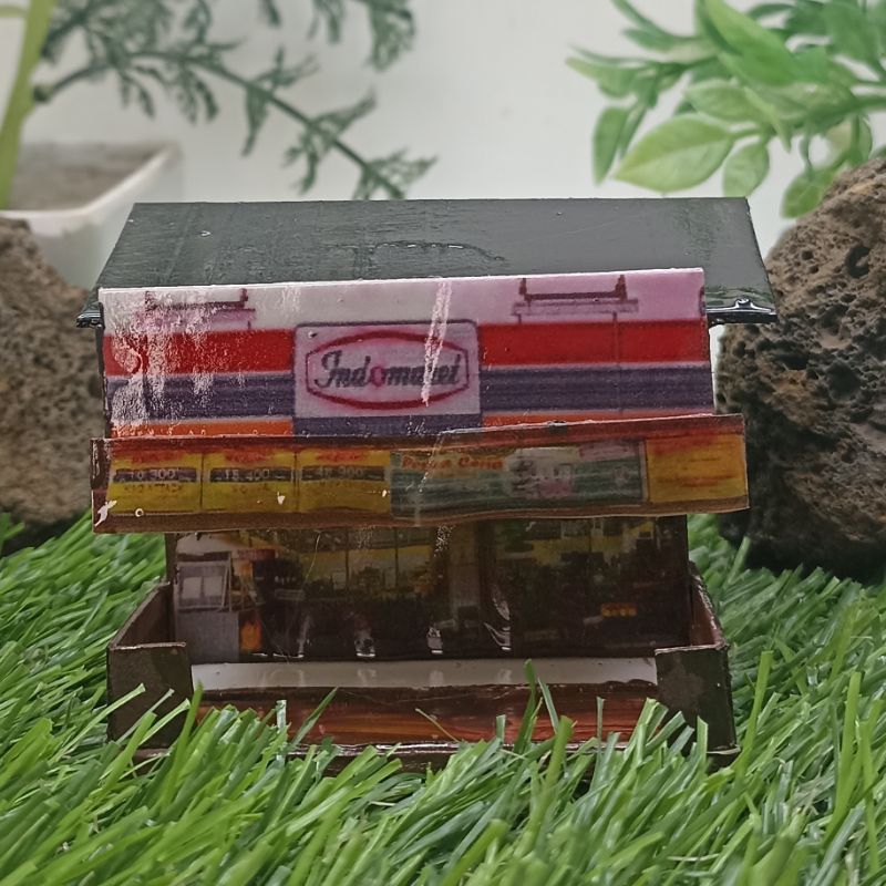 miniatur diorama Indomaret