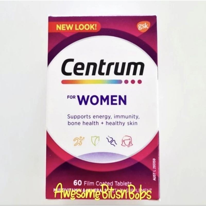 Centrum For Women 60 Tablets