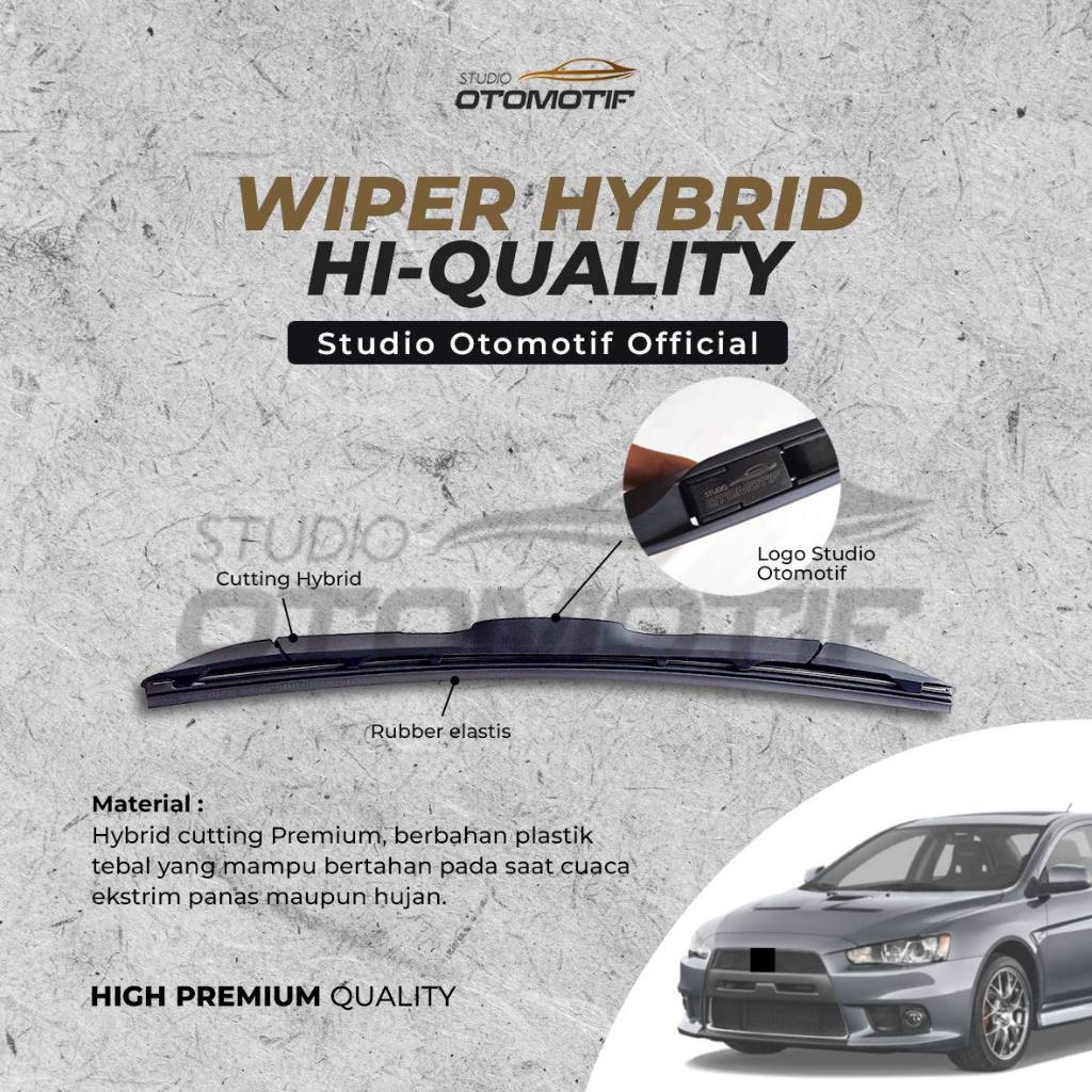 WIPER LANCER EVO 5 HYBRID ECO WIPER DEPAN LANCER EVO 5 1 SET 2 PCS