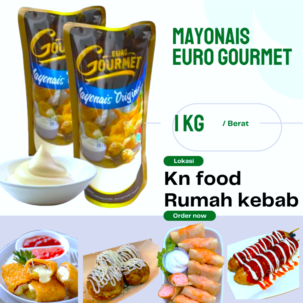 

Mayonaise Euro Gourmet 1KG