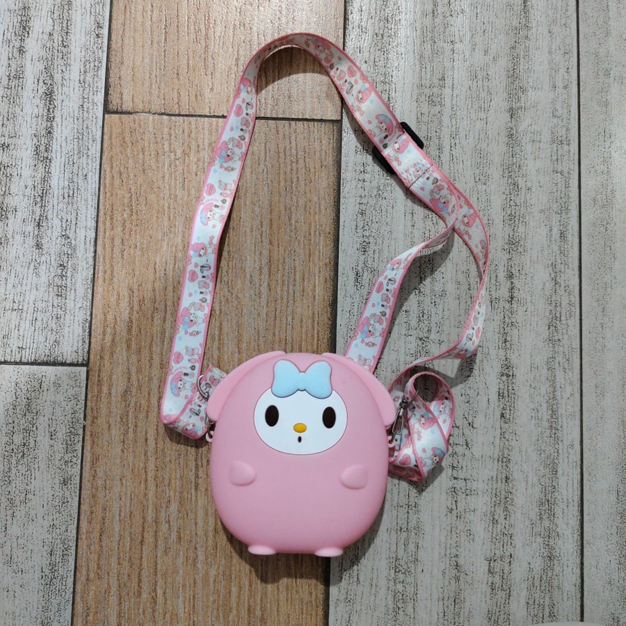 PRELOVED SECOND LIKE NEW MELODY TAS DOMPET KOIN MINI LUCU UKURAN 12CMX11CM