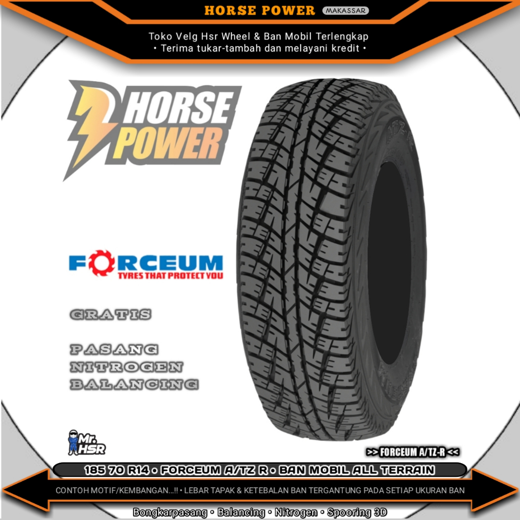 185/70 R14 • Forceum A/T Z R • Ban Mobil AT • All Terrain