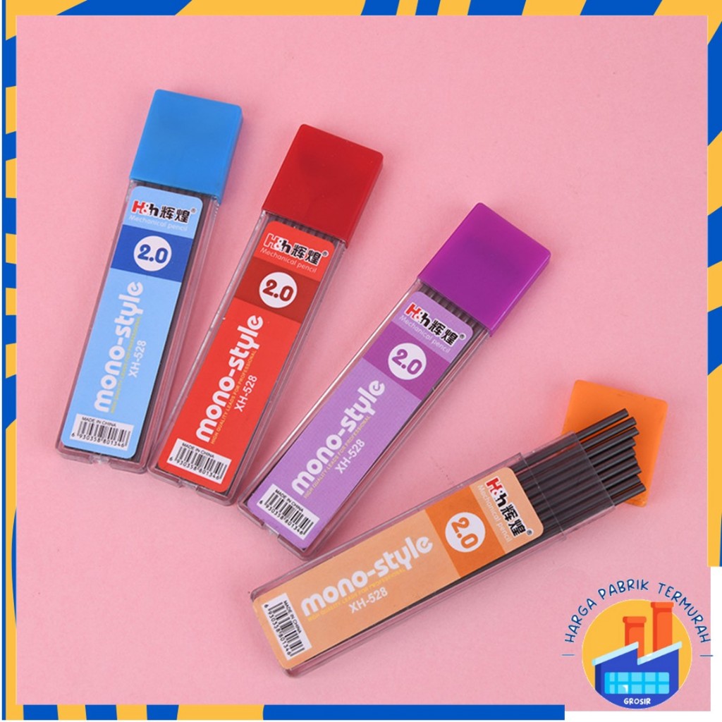 

HPT Refill Pensil Mekanik Cetek PREMIUM QUALITY Ukuran 2.0 Isi Ulang Pensil Mekanik Isi 9 Pcs Alat Tulis Sekolah Dan Kantor Mechanical Aesthetic Korea