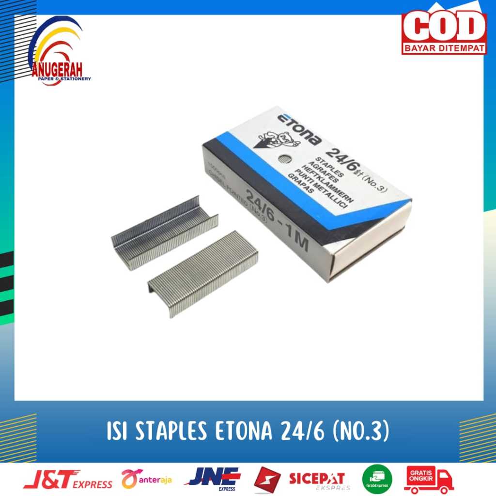 

ISI STAPLES ETONA NO.3 -1M 24/6 (PCS)