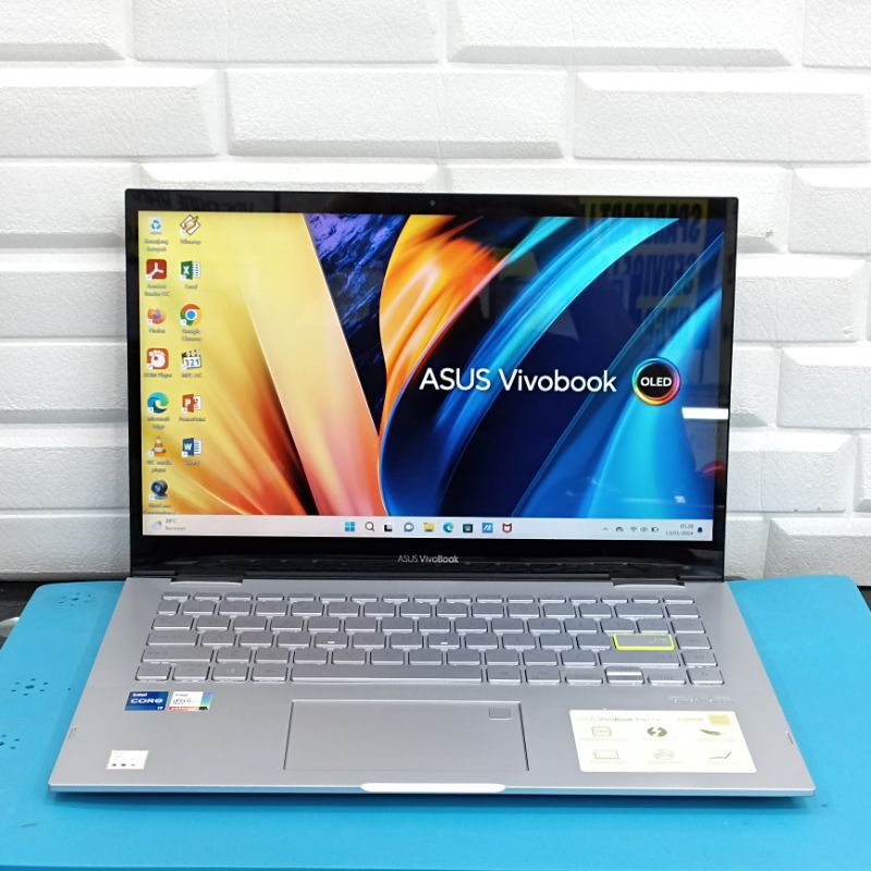 LAPTOP 2IN1 ASUS VIVOBOOK TP470EZ INTEL CORE I7-1165G7 16GB SSD 512GB LIKENEW