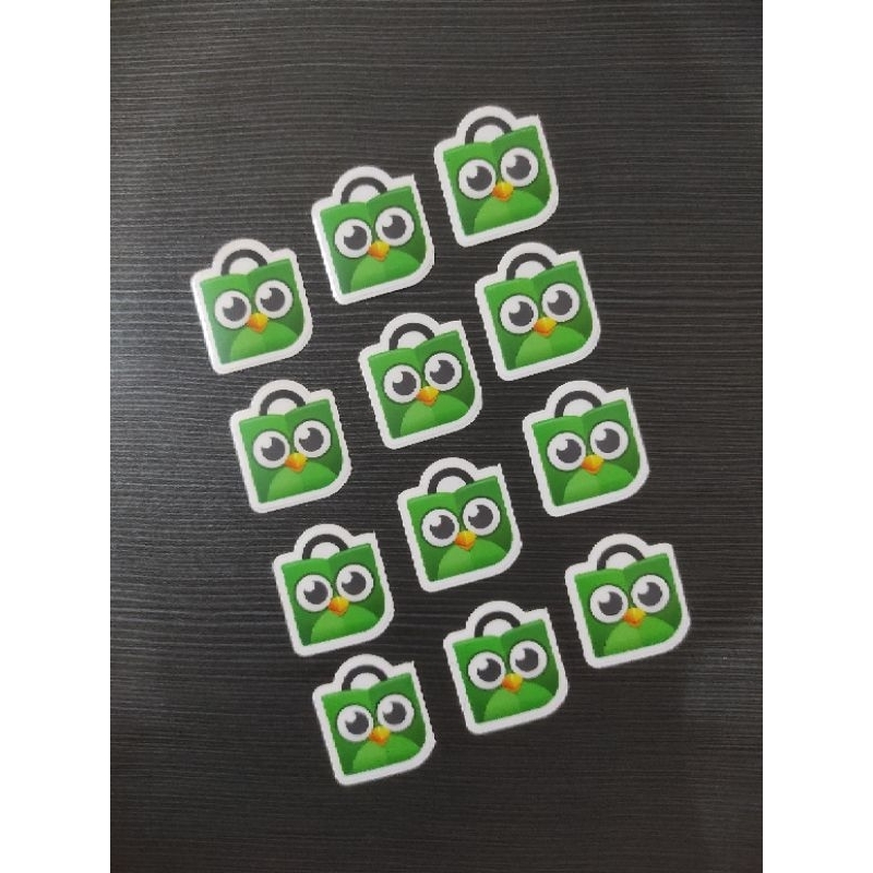 

STIKER Doff ukuran 3x3cm