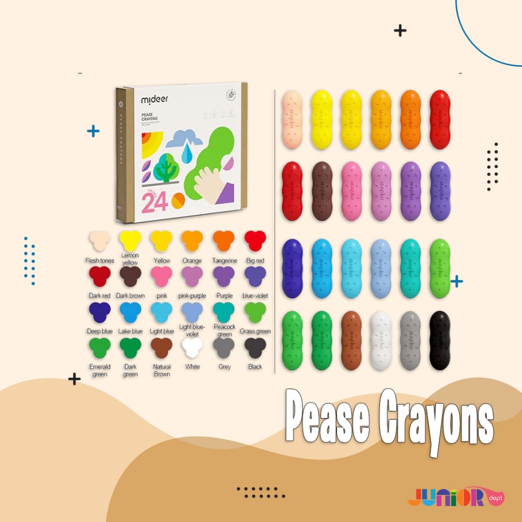 

Pease Crayons/Easy- Quadrupod Grip/Alat Menggambar