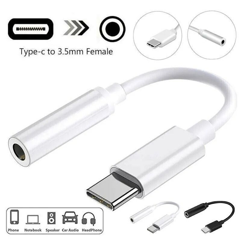 Kabel Audio Jack Sam galaxi Type C - Converter Adapter Tipe C to Headset Jack 3.5mm for Sam A33 A53 
