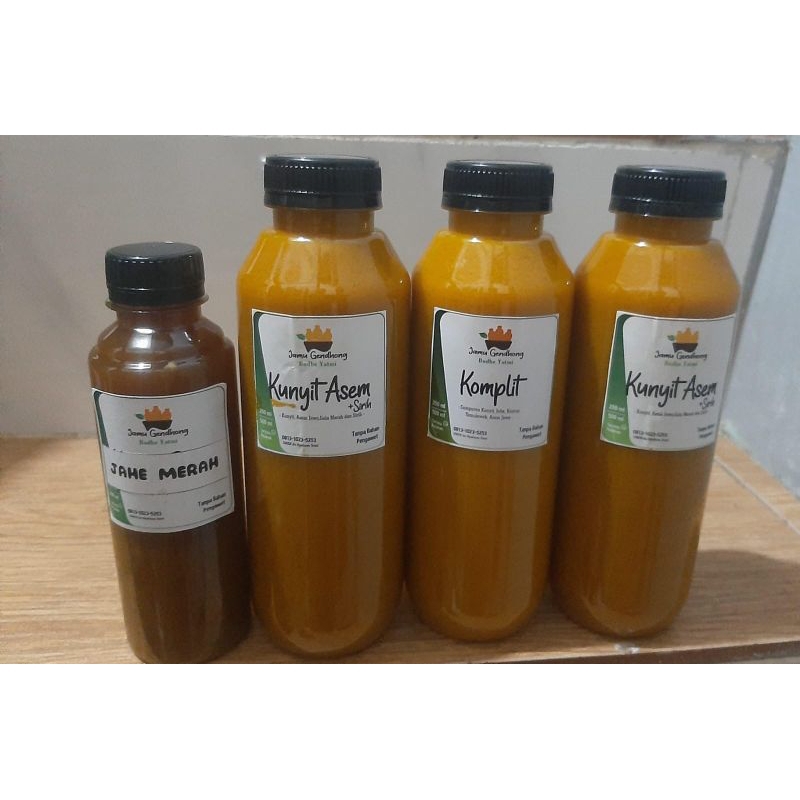 

Jamu Kunyit Asem 500 ml |jamu bude Yatmi Palmerah