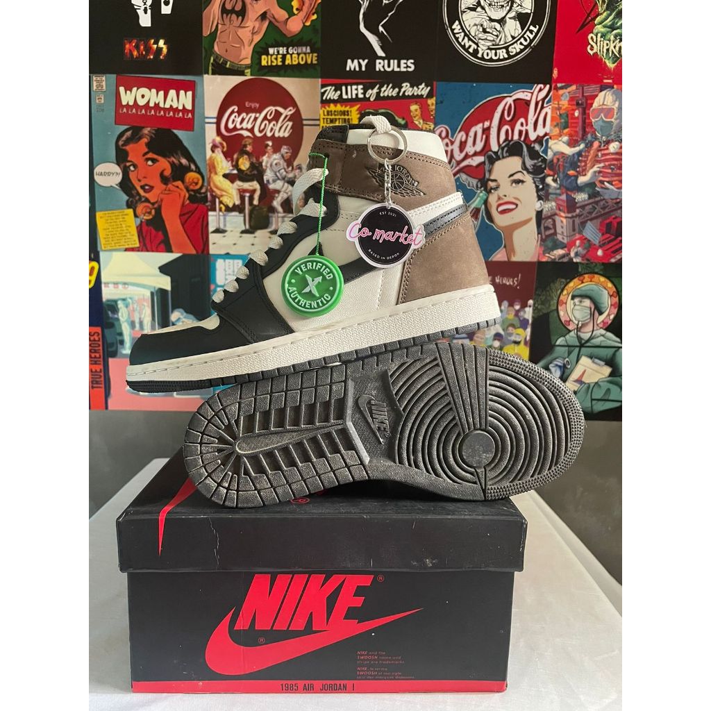 Sepatu AlR JORDAN 1 High Dark Mocha Sneakers BNIB