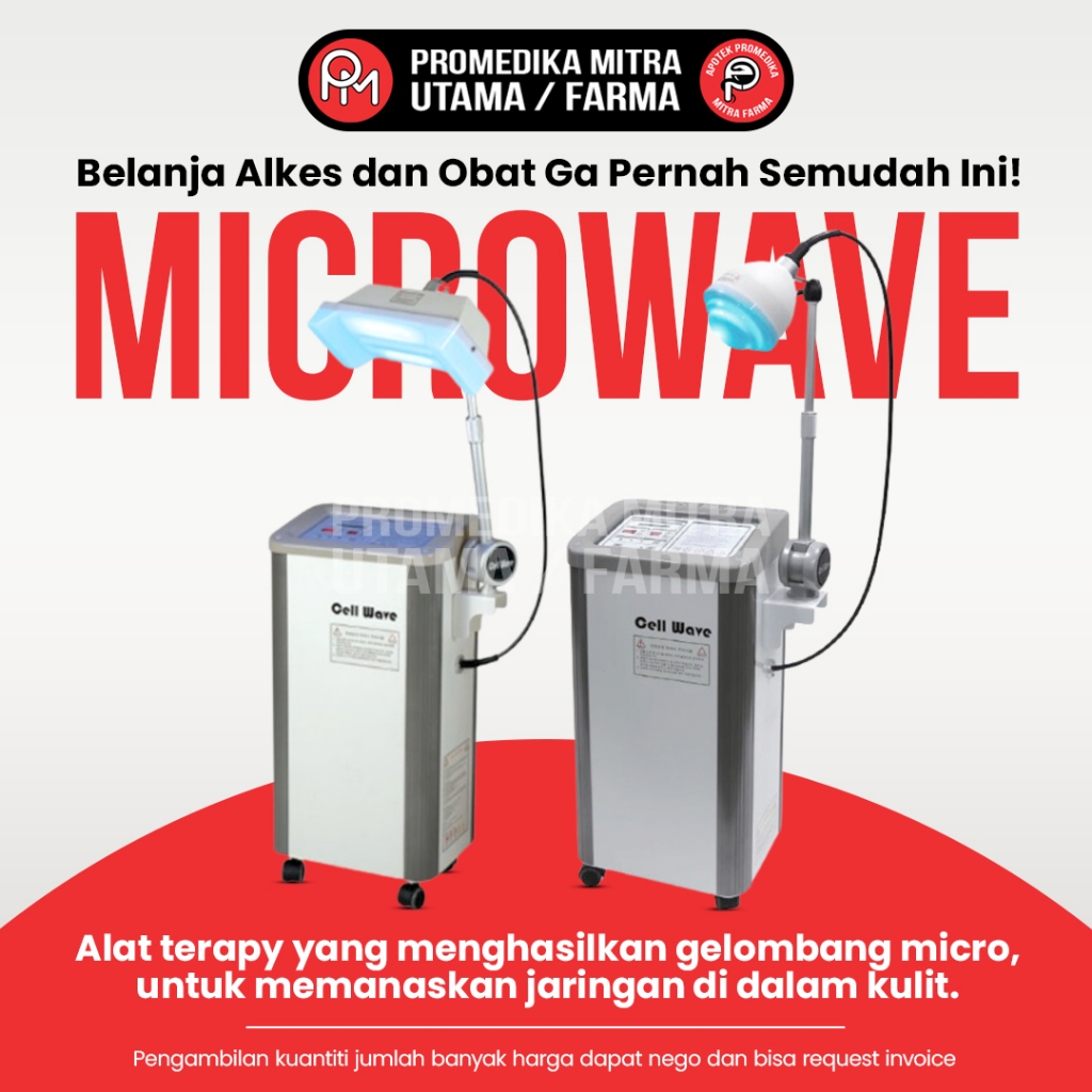 Microwave Diathermy (MWD) STM 900 / STM 1000 untuk praktik fisioterapi