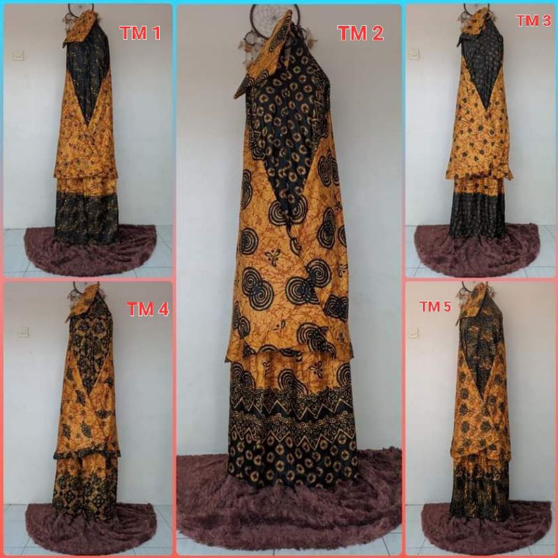 Mukena Rayon Batik Printing + Tas
