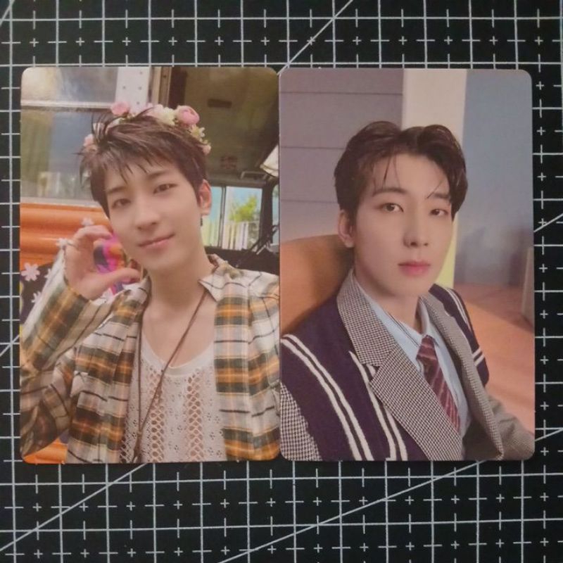 pc photocard seventeen wonwoo flower crown heaven 2.14 pm ver fml