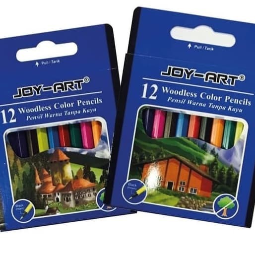 

Pensil Warna 12 Pcs Pendek Joy-art CP-119