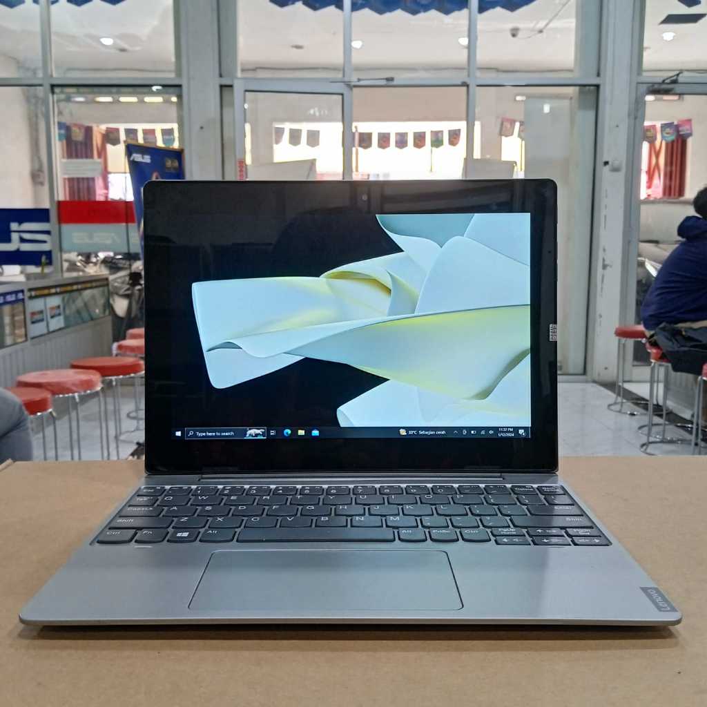 LAPTOP BARU LENOVO IDEAPAD D330 INTEL CERELON N4020 RAM 8 GB SSD 128 GB LAYAR 10,1 INCH HD 2 IN 1 TO