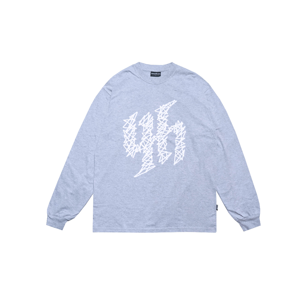 HUSTED KAOS LENGAN PANJANG PROKS GREY LS