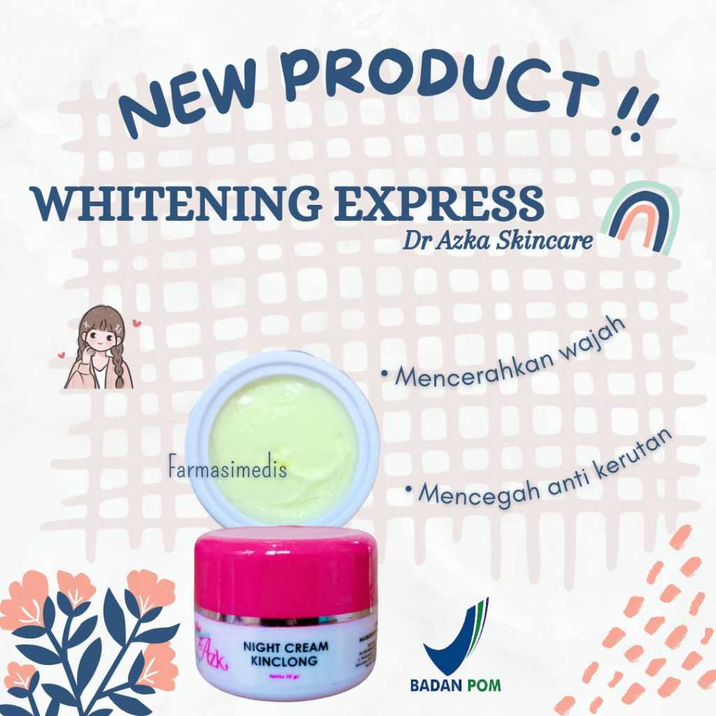 CREAM MALAM WHITENING EXPRESS DR. AZKA SKINCARE