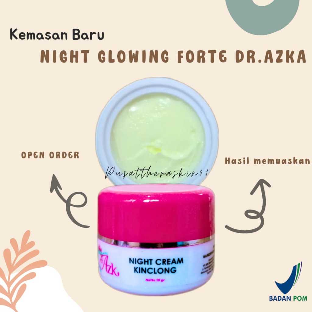 NIGHT CREAM GLOWING FORTE Dr. Azka Skincare