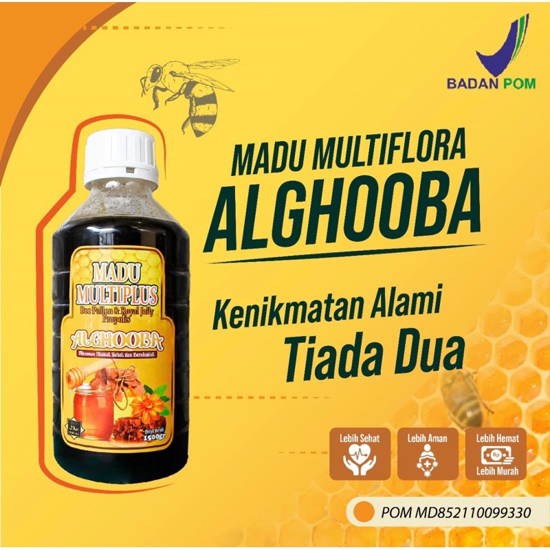 

Madu Multiplus Al Ghooba Kemasan 1500 gram