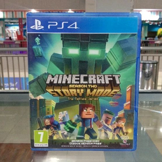 BD PS4 Minecraft Story Mode Season 2 Game CD Kaset Bluray Playstation 4