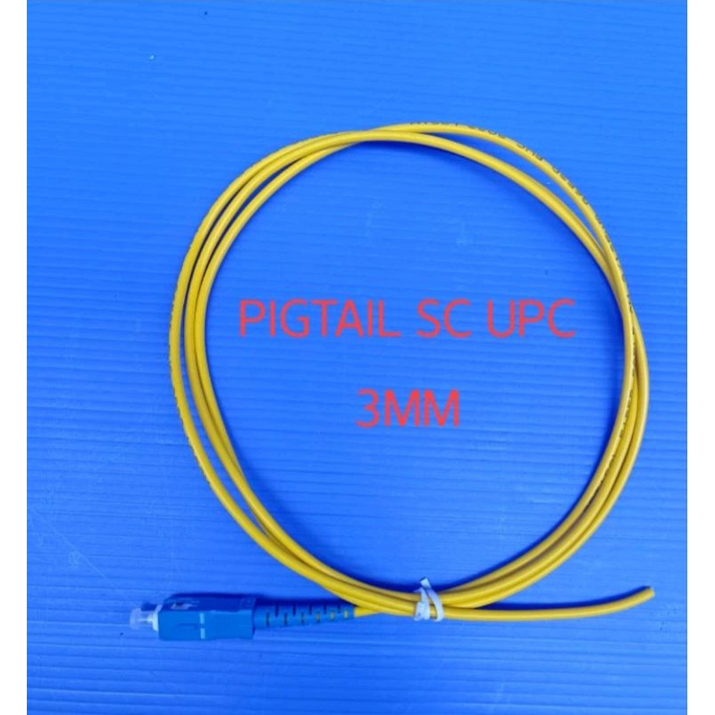 pigtail sc upc 3mm/pigtail SC upc 3mm panjang 1,5meter