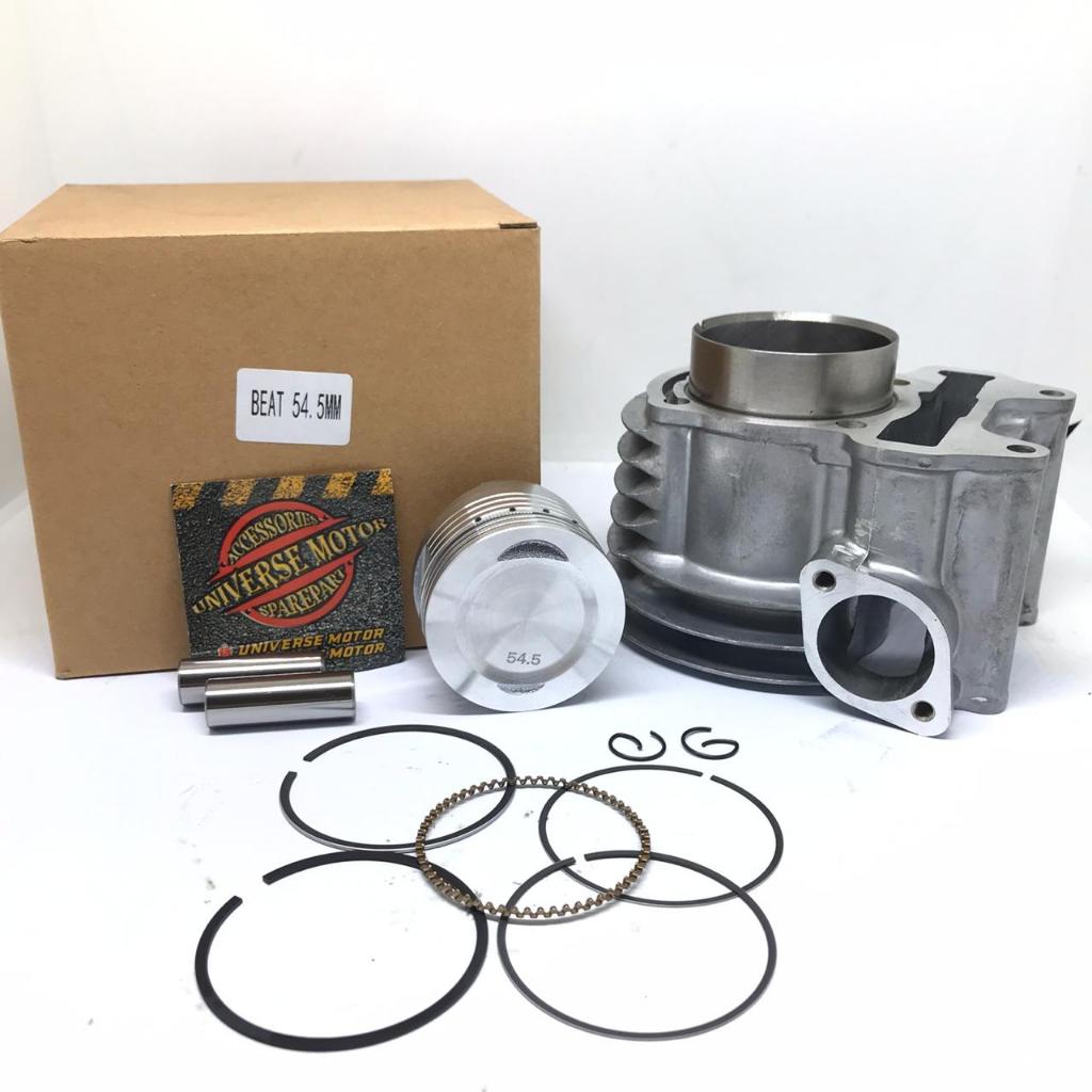 BLOK SEHER BEAT 54.5 / 53 RACING BLOK SILINDER BORE UP BEAT KARBU